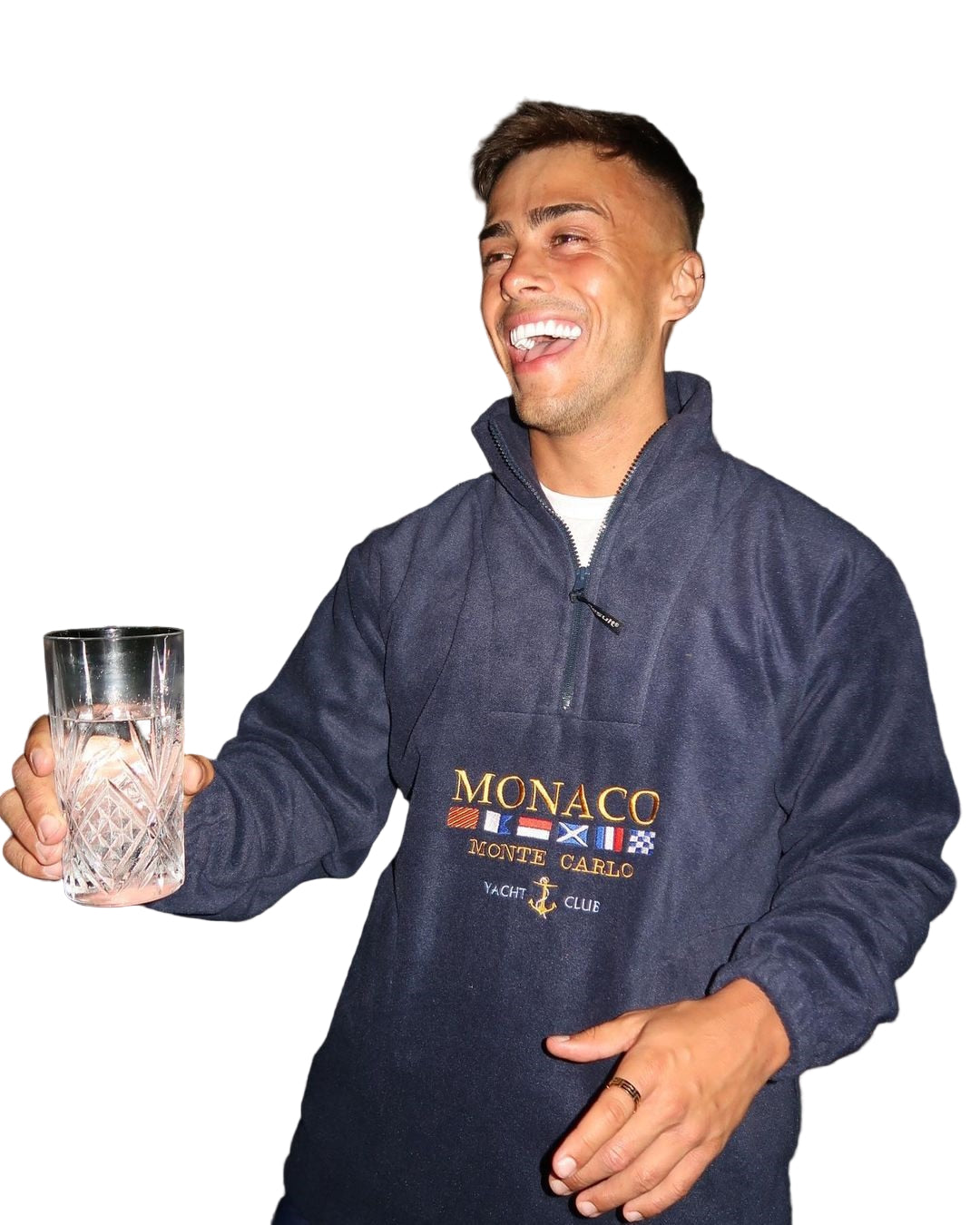 Herre Trøje med Halv Lynlås Tidløs Akryl Slank Pasform 0