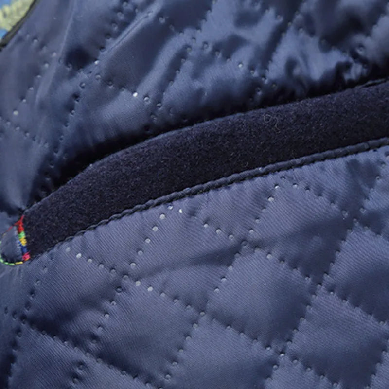 Herre Uldfrakke med Ternede Detaljer 6