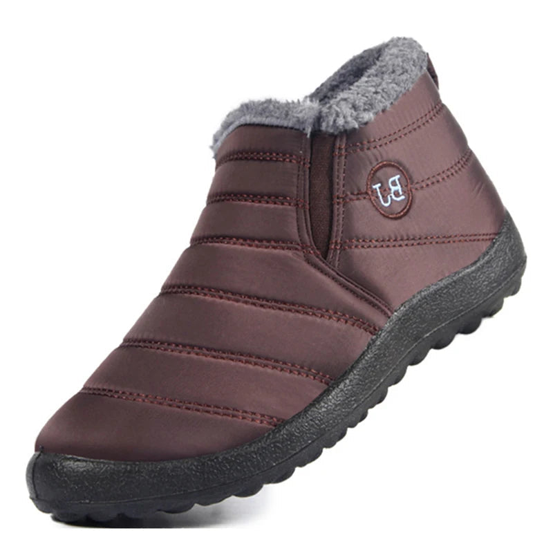 Herre Vinter Sko Slip-ons Fleece Foring 2