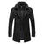 Herre Vinterjakke To-delt Tweed Komfortabel Design 0