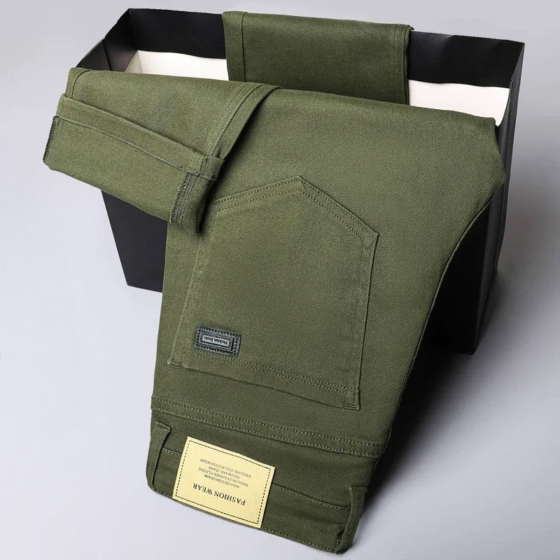 Herrebukser Casual Med Tilspidset Pasform 2