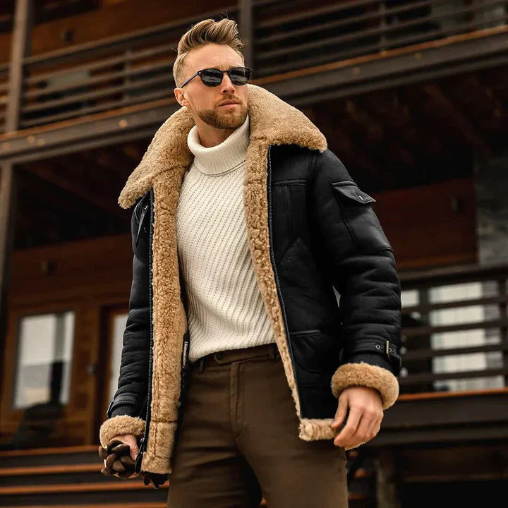 Herren Uldfrakke Klassisk Stil 3