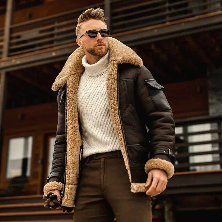 Herren Uldfrakke Klassisk Stil 4