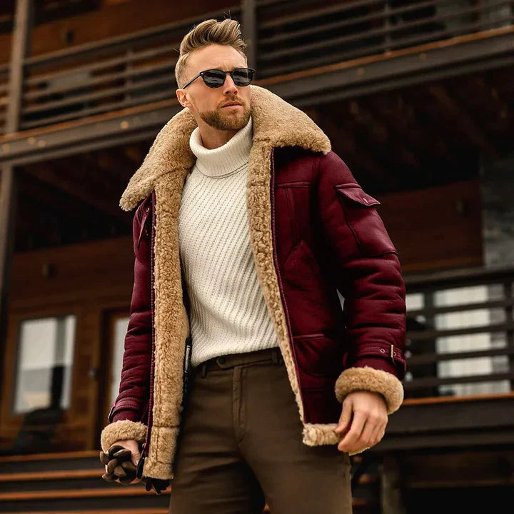 Herren Uldfrakke Klassisk Stil 5