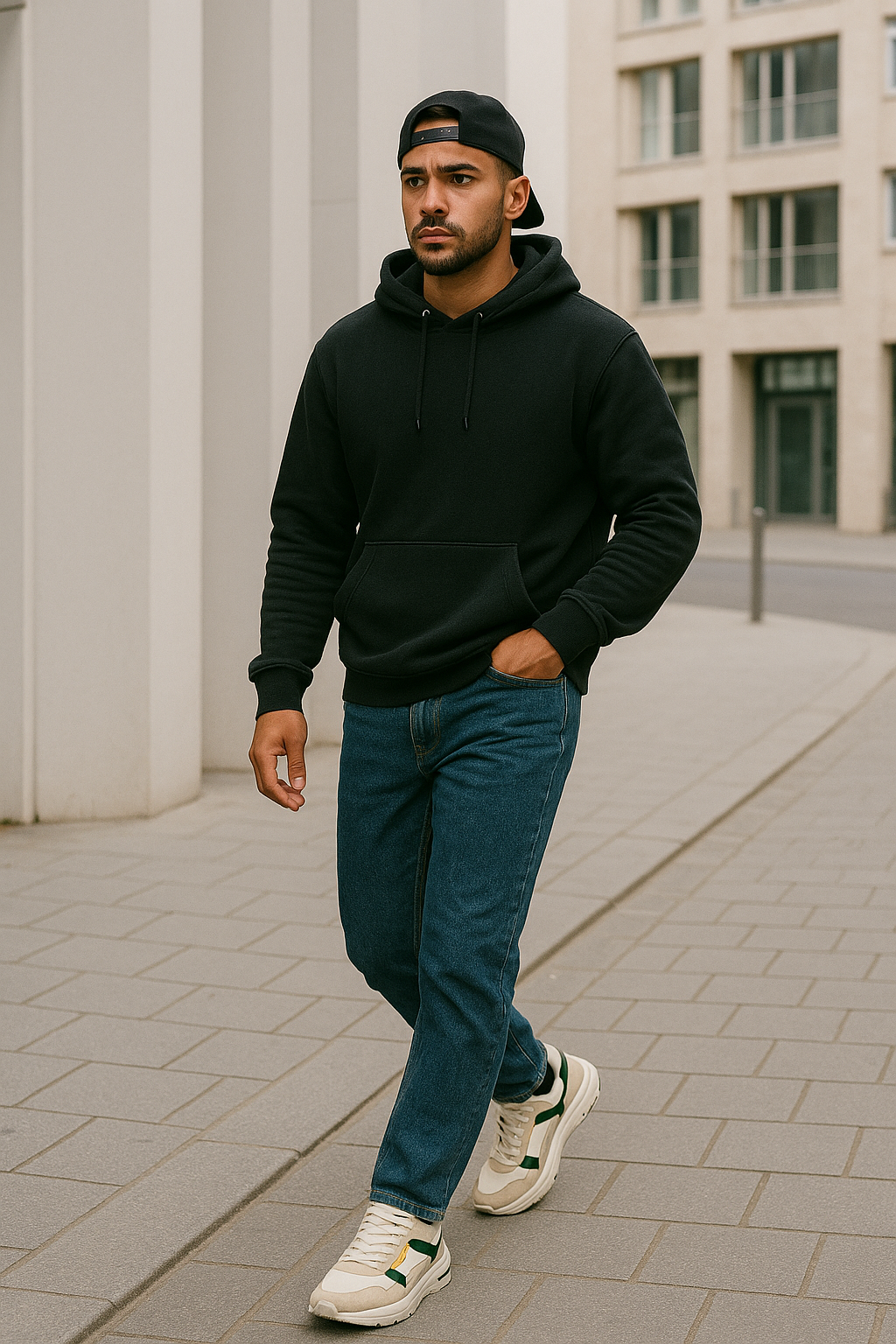 Herresneaker Smart Casual Suede Gummi 4