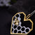 Honeycomb Hjerte Halskæde