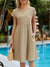 Damekjole Elegant Design Tidsløse Detaljer Polyester-4