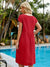 Damekjole Elegant Design Tidsløse Detaljer Polyester-3