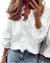 Skjortebluse Dame Elegant 100% Bomuld Raffineret Snit-1