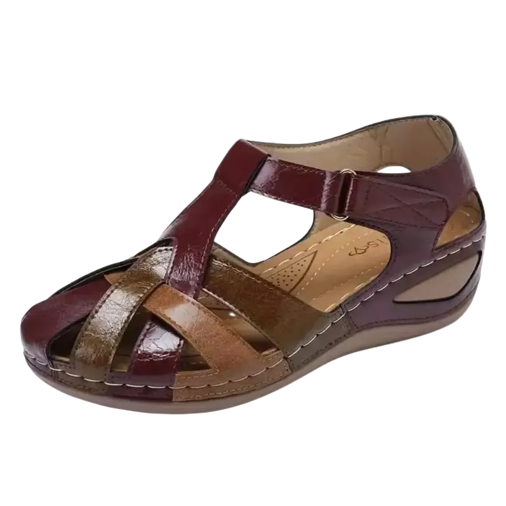 Kvinder Sandaler Colorblock Lukkede Tå 0