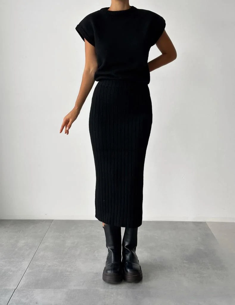 Kvinders Ærmeløst Sæt Chic Stil 3