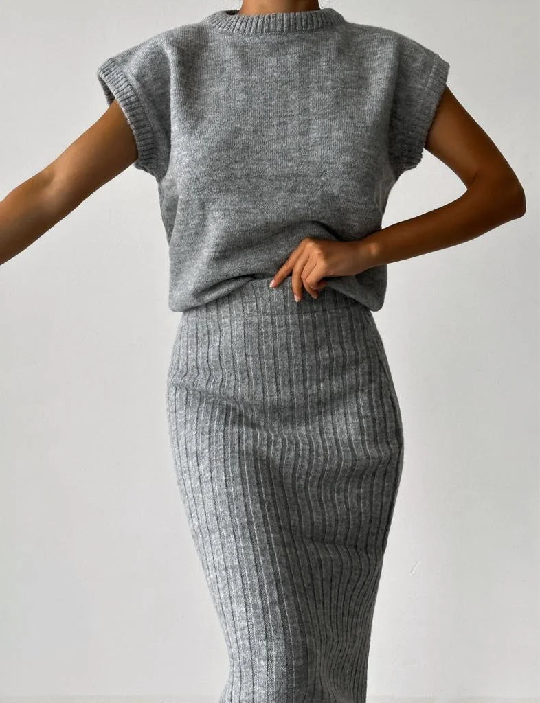 Kvinders Ærmeløst Sæt Chic Stil 6