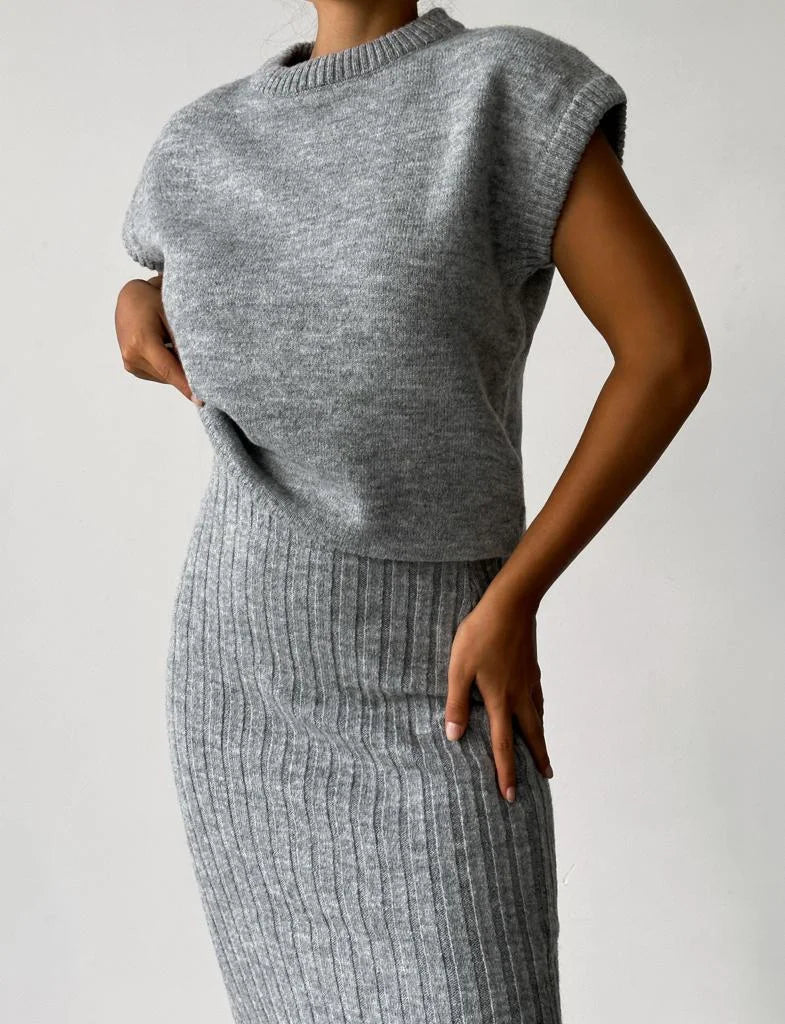 Kvinders Ærmeløst Sæt Chic Stil 8