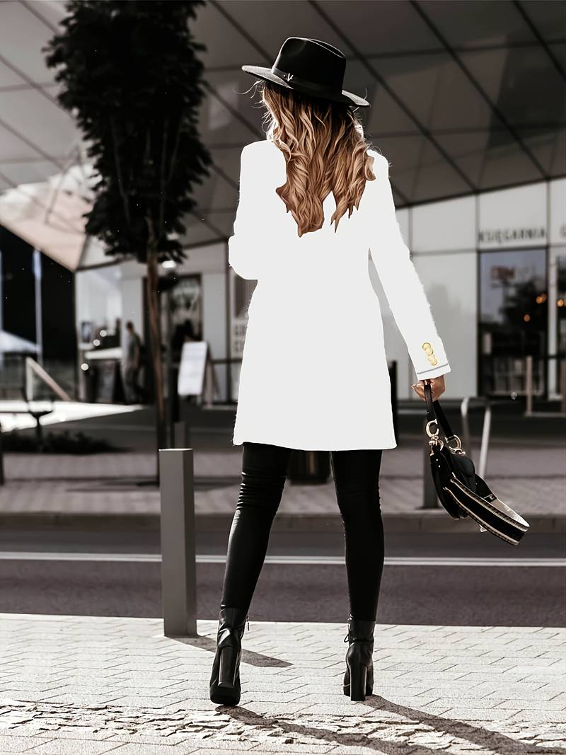 Kvinders Blazer Business Casual Stil Moderne Snit 2