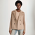 Kvinders Blazer Frakke Strikket Polyester-Bomuldsblanding 1