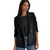 Kvinders Blazer Frakke Strikket Polyester-Bomuldsblanding 4