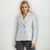 Kvinders Blazer Frakke Strikket Polyester-Bomuldsblanding 5