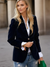 Kvinders Blazer Retro Elegant Skræddersyet Fløjl 3