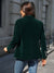 Kvinders Blazer Retro Elegant Skræddersyet Fløjl 5