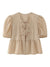 Kvinders Bluse Puff Sleeve Spaghetti Stropper Polyester 5