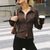 Kvinders Bluse Slim-Fit Flared Ærmer 100% Polyester 4