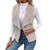Kvinders Cardigan Casual Solid Farve Blødt Stof 0