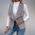 Kvinders Cardigan Casual Solid Farve Blødt Stof 1