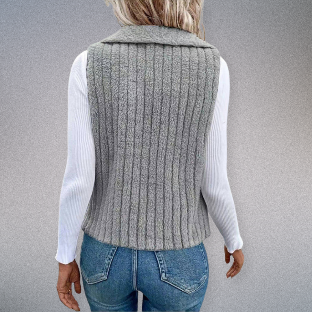 Kvinders Cardigan Casual Solid Farve Blødt Stof 2