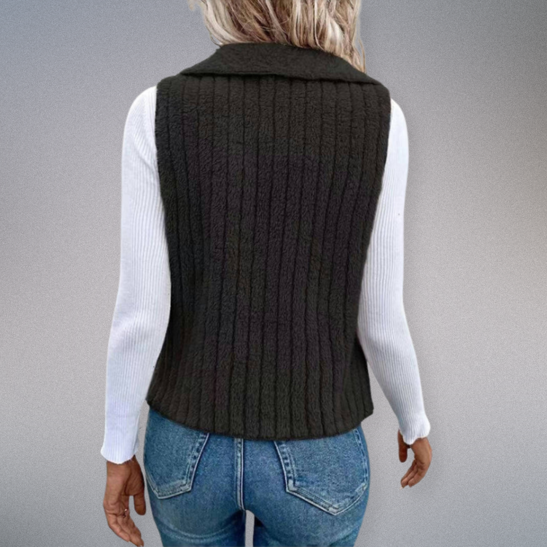 Kvinders Cardigan Casual Solid Farve Blødt Stof 4