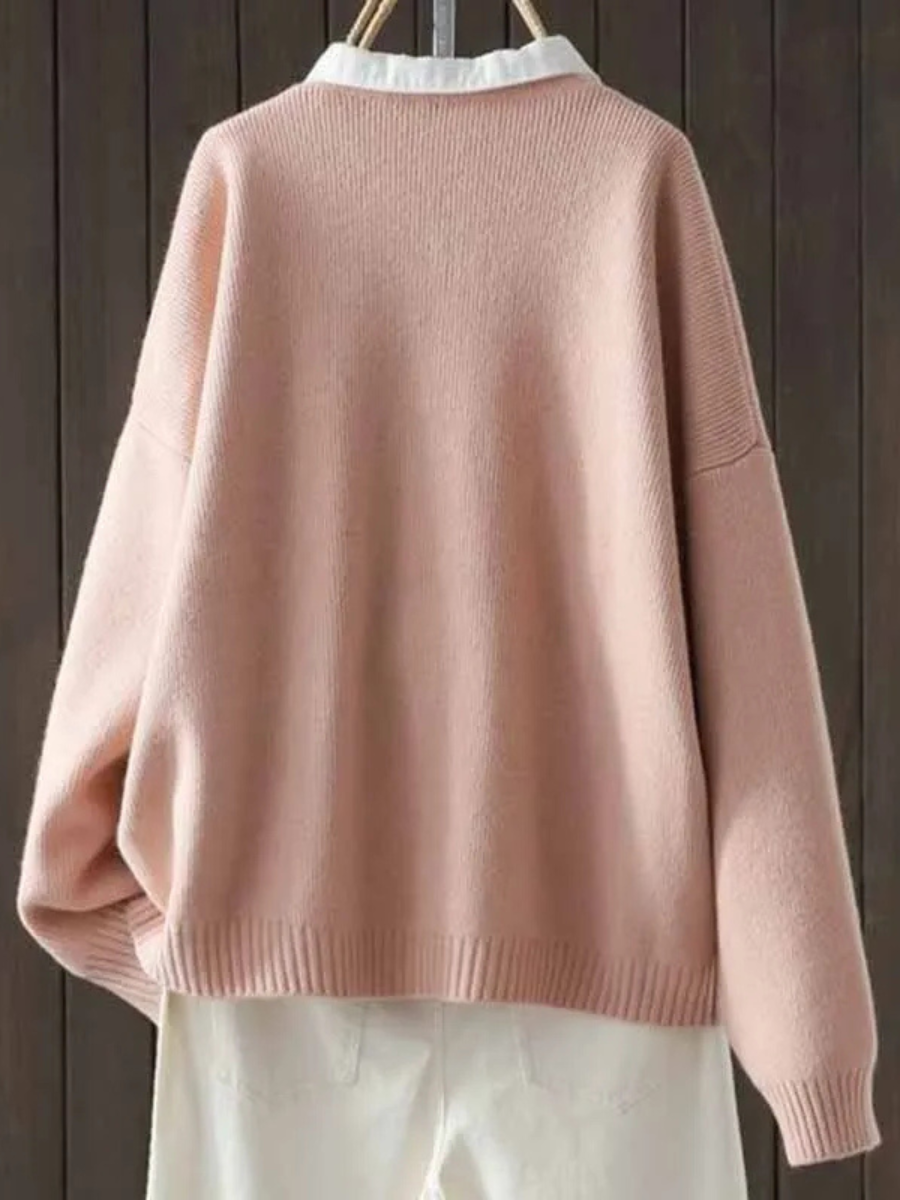 Kvinders Cardigan Løs Stil 3