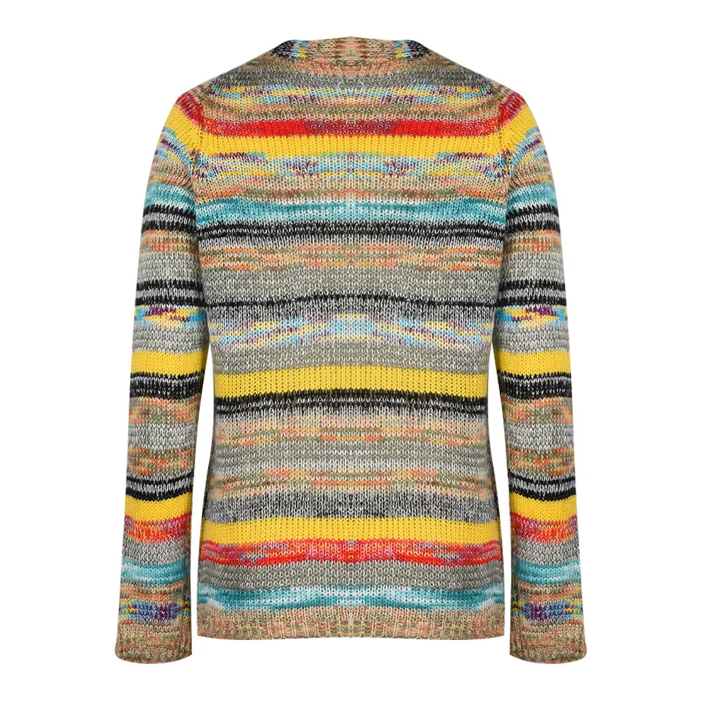 Kvinders Cardigan Løs Strikket Materiale 3