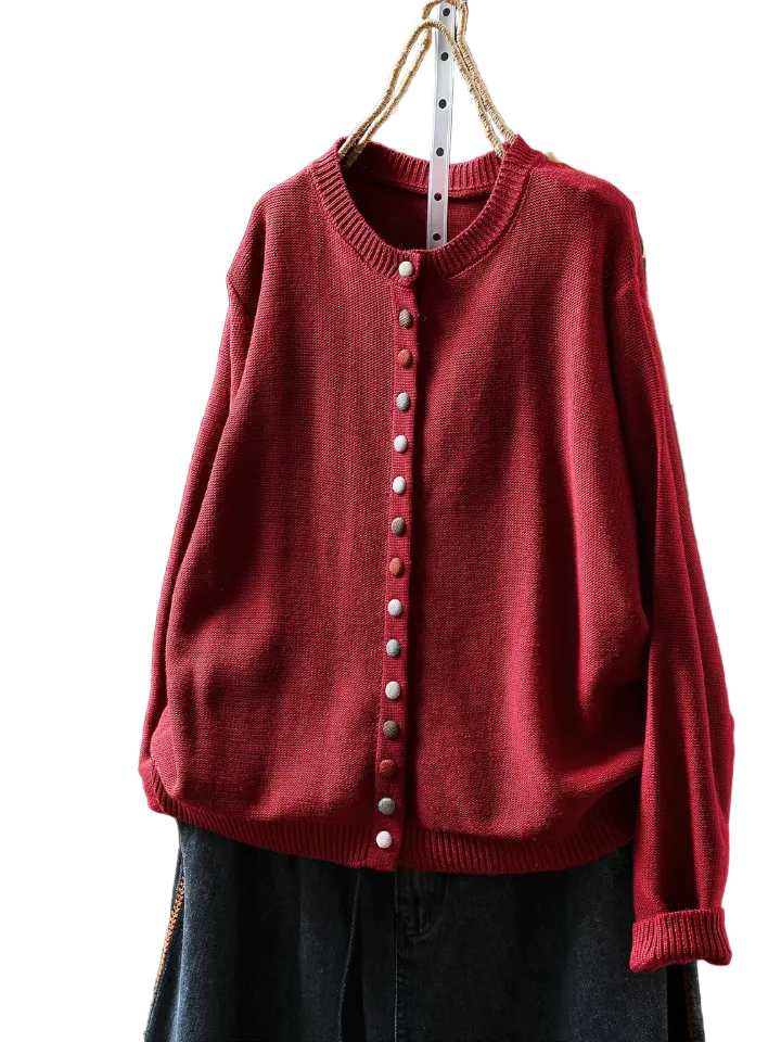 Kvinders Cardigan med Drapering 0