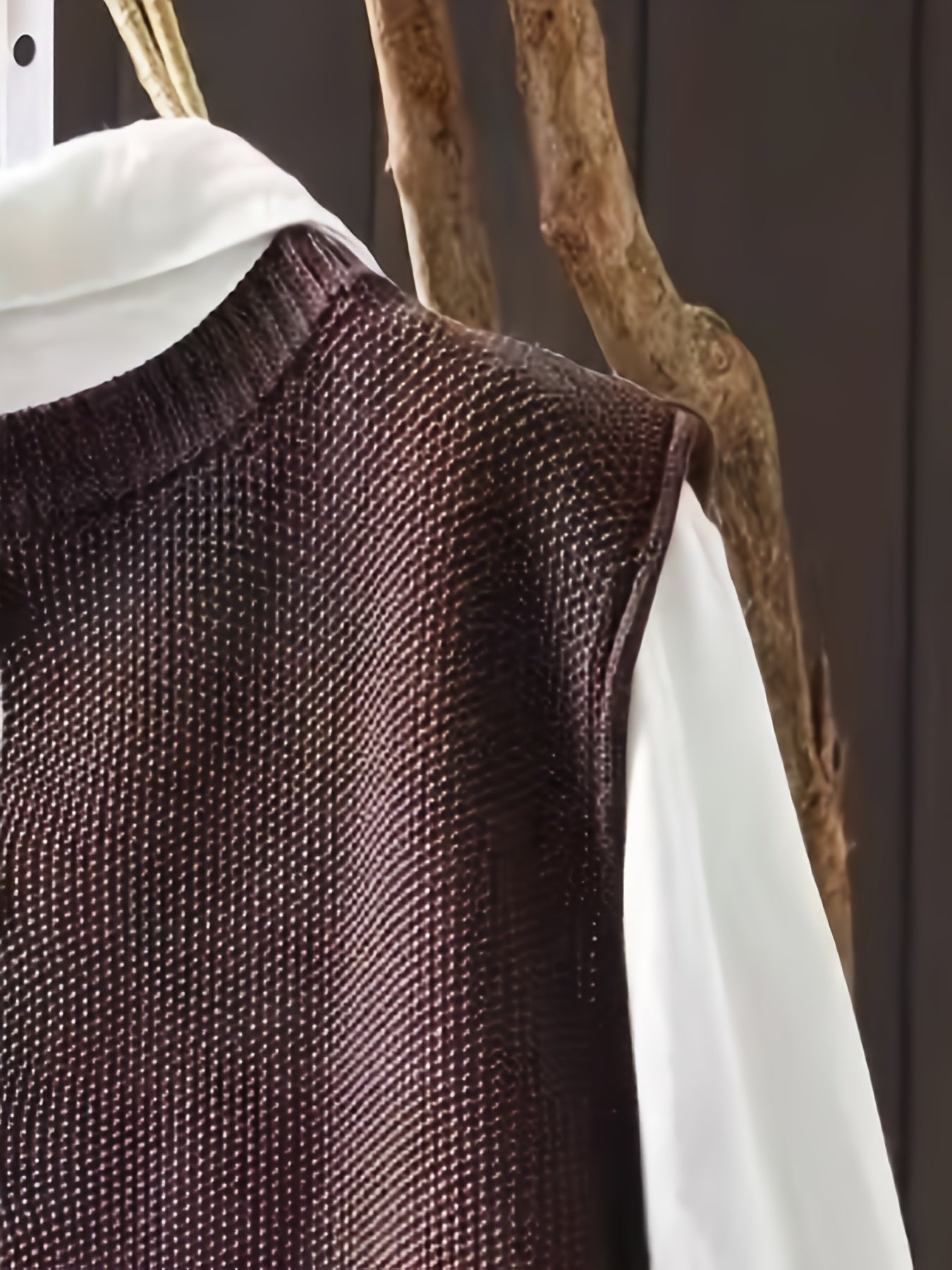 Kvinders Cardigan med Elegant Drapering 4