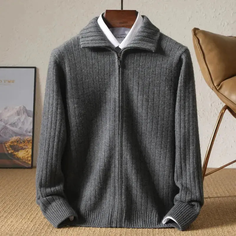 Kvinders Cardigan med Moderne Stribedesign 1