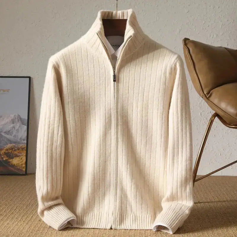 Kvinders Cardigan med Moderne Stribedesign 4
