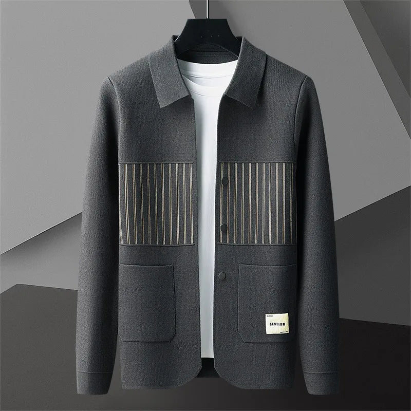 Kvinders Cardigan med Polokrave og Slank Silhuet 2