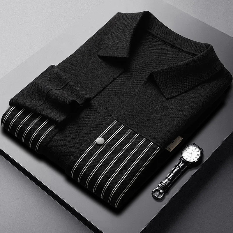 Kvinders Cardigan med Polokrave og Slank Silhuet 6