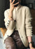 Kvinders Cardigan med Ståkrave og Knapper i Cashmere Blend 4