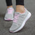 Kvinders Casual Sko Åndbar Mesh Flade Sneakers 1