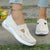 Kvinders Casual Sneakers Letvægts Åndbart Stof Flad Sål 12
