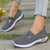 Kvinders Casual Sneakers Letvægts Åndbart Stof Flad Sål 5