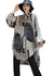 Kvinders Chiffon Skjorte Bluse med Stribet Design 0