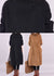 Kvinders Corduroy Kjole Turtleneck Lange Ærmer Patchwork Design 4