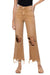 Kvinders Crop Flare Jeans Vintage 90'erne 0