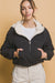 Kvinders Cropped Jakke Reversibel Sherpa Nylon med Hætte 2