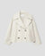 Kvinders Cropped Peacoat Dobbeltradet Stil 6