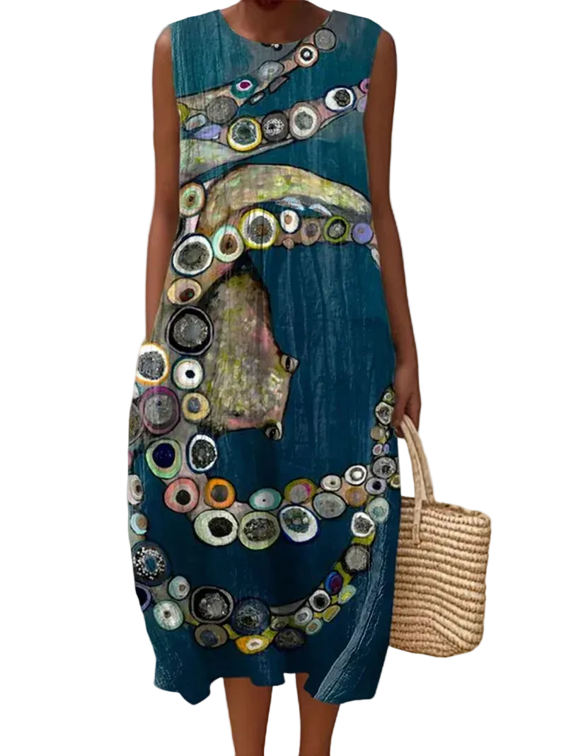 Kvinders Dagkjole Afslappet Stil 0