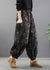 Kvinders Denim Bukser med Print og Lanterne Stil 3