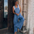 Kvinders Denim Jumpsuit Stilig Design 1