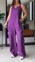 Kvinders Denim Jumpsuit V-Hals Komfortabel 12